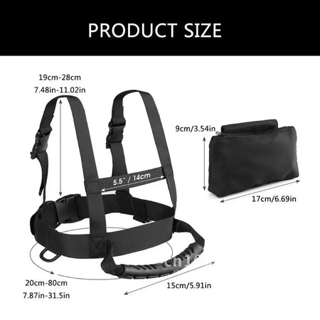 2025 Harness Ski Snowboard Training Harness &ndash; Removable Rope