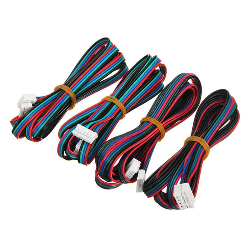 NEMA 17 Stepper Motor Cable Set &ndash; Reliable Connectivity for 3D Printing Lengh 100cm 4Pcs