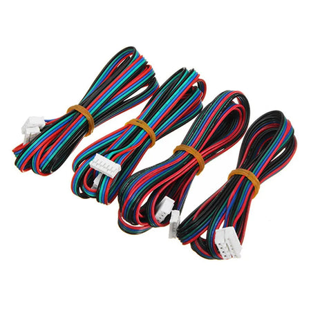 NEMA 17 Stepper Motor Cable Set &ndash; Reliable Connectivity for 3D Printing Lengh 100cm 4Pcs