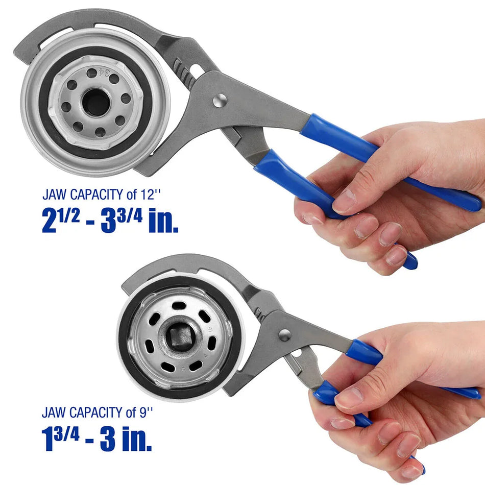 Clé à molette pour filtre à huile réglable, acier 45 pour desserrer les filtres