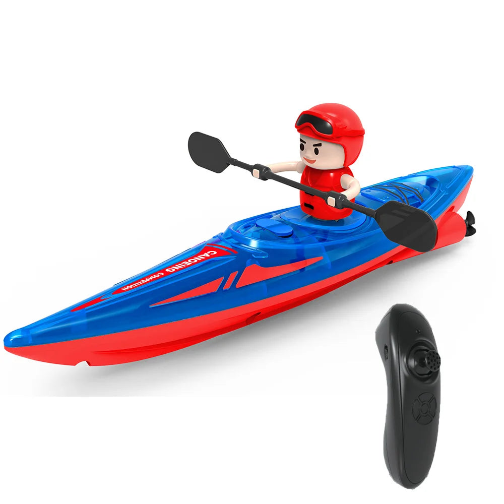 RC Boat Kayak 2.4GHz Paddle Remote Control Boat &ndash; Waterproof A