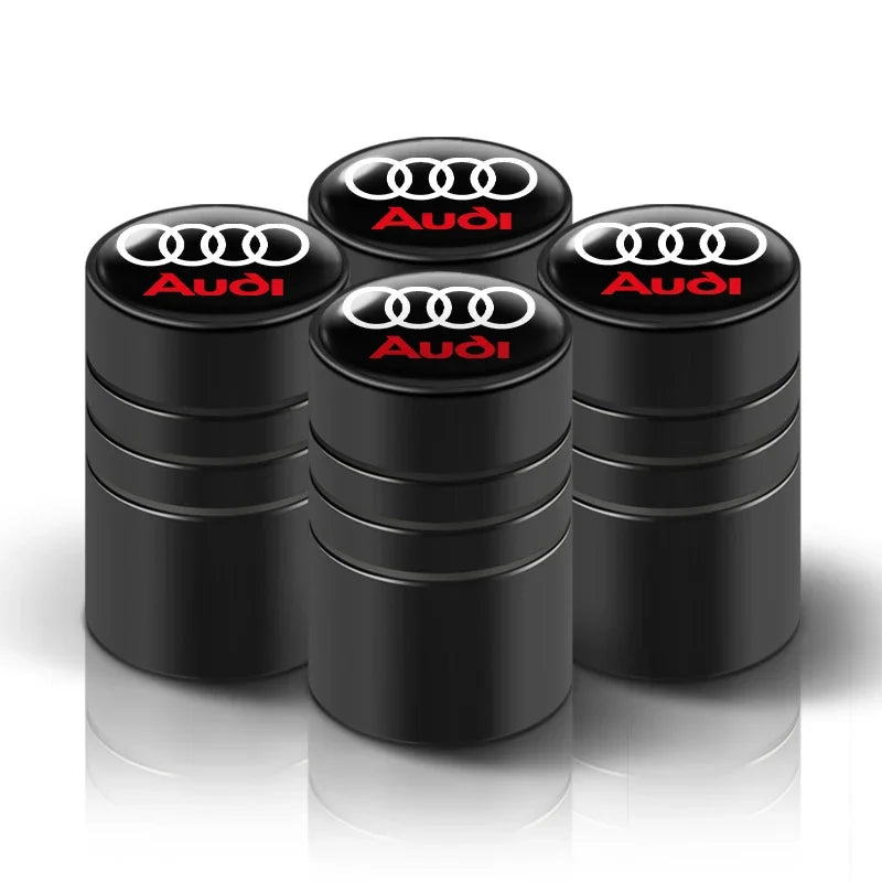 Audi S Line Tire Valve Caps 4Pcs &ndash; Easy Bolt In Fit D-Audi