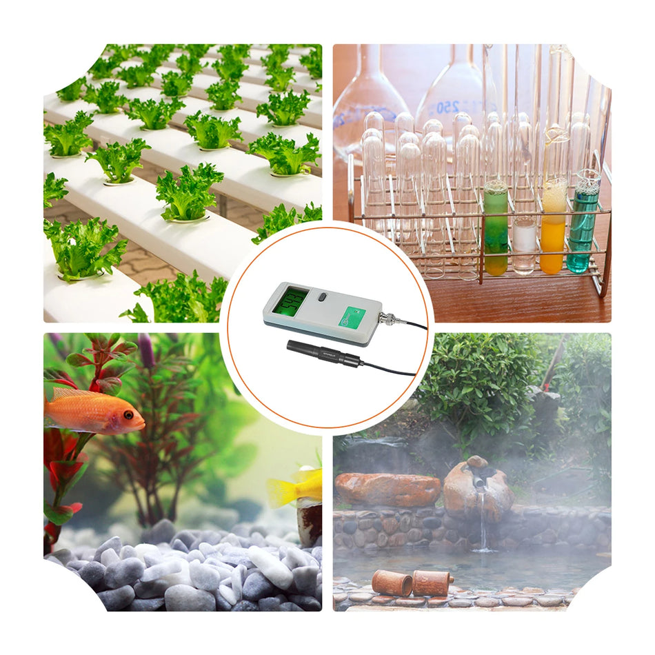 Vysoce přesný PH metr s podsvíceným displejem pro laboratorní použití