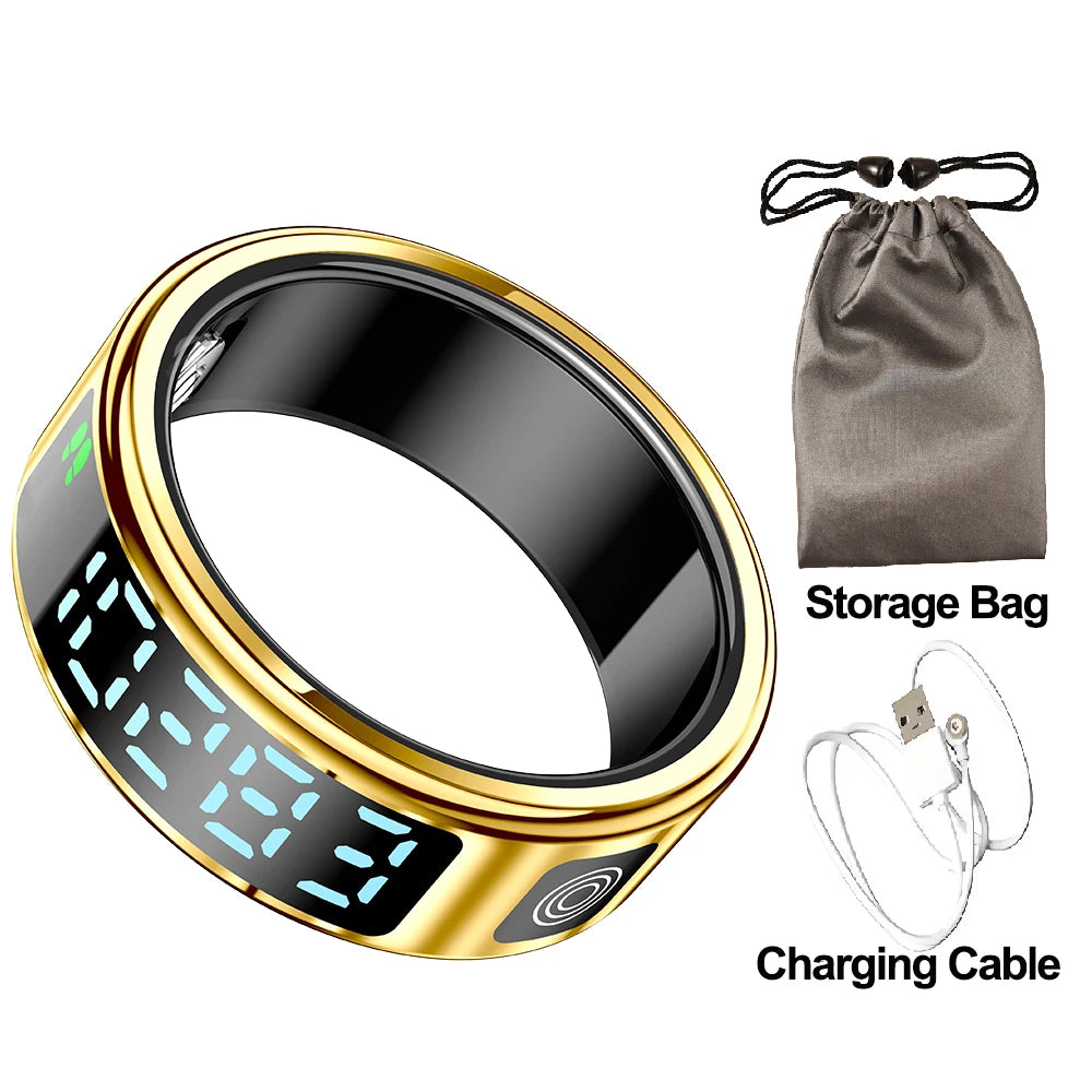 2025 SR08 Smart Ring with LED Display add bag 3 / 9