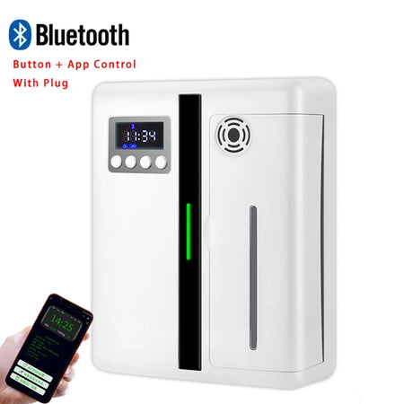 Scent Machine Aroma Diffuser 160ML Wall Mounted &ndash; Big Area Bluetooth - white / EU