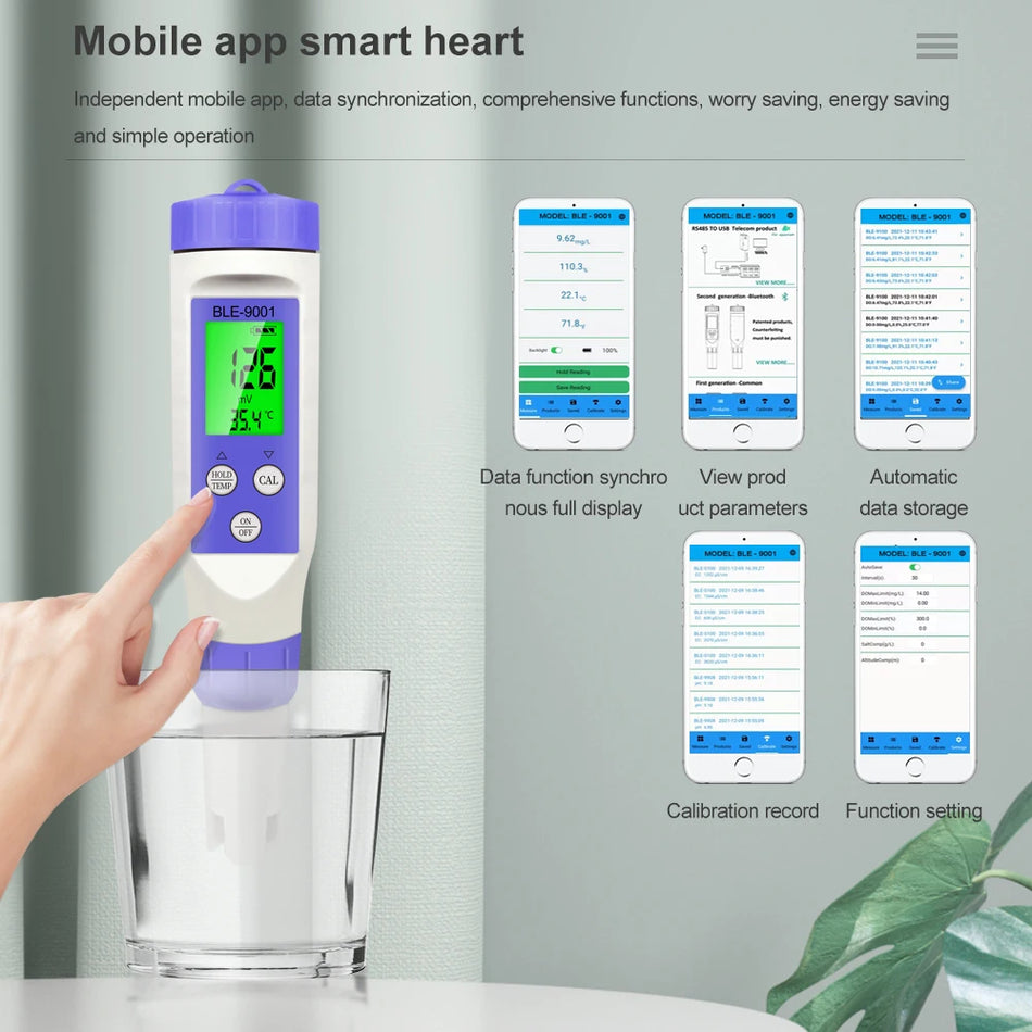 BLE-9001 Bluetooth ORP Meter &ndash; App Controlled Water Monitor