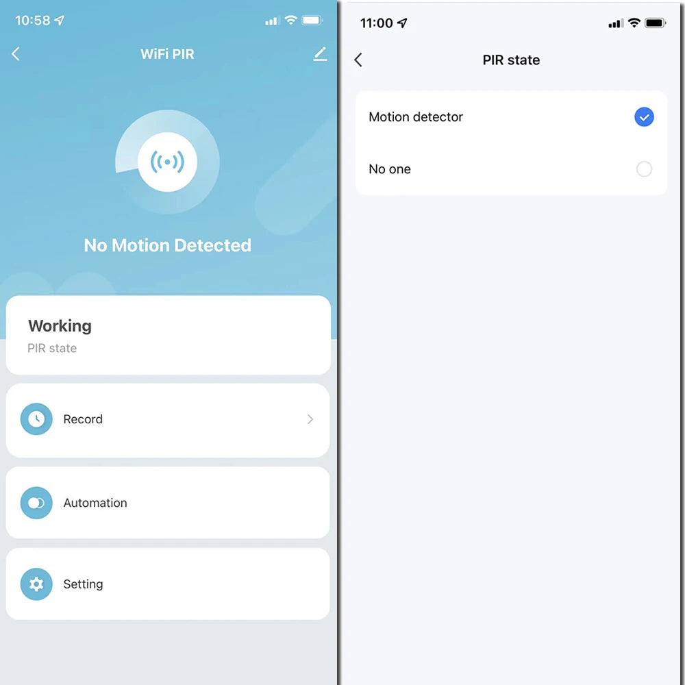 WKD-ZMS01 ZigBee/WiFi PIR Motion Sensor &ndash; No Gateway Needed