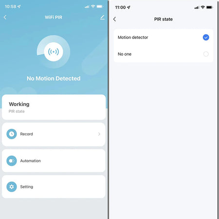 WKD-ZMS01 ZigBee/WiFi PIR Motion Sensor &ndash; No Gateway Needed