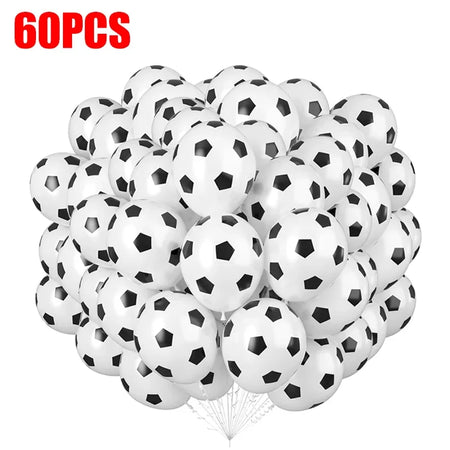 Latex Soccer Balloons - Perfect for Sports &amp; Birthday Parties 60PCS / 12inch