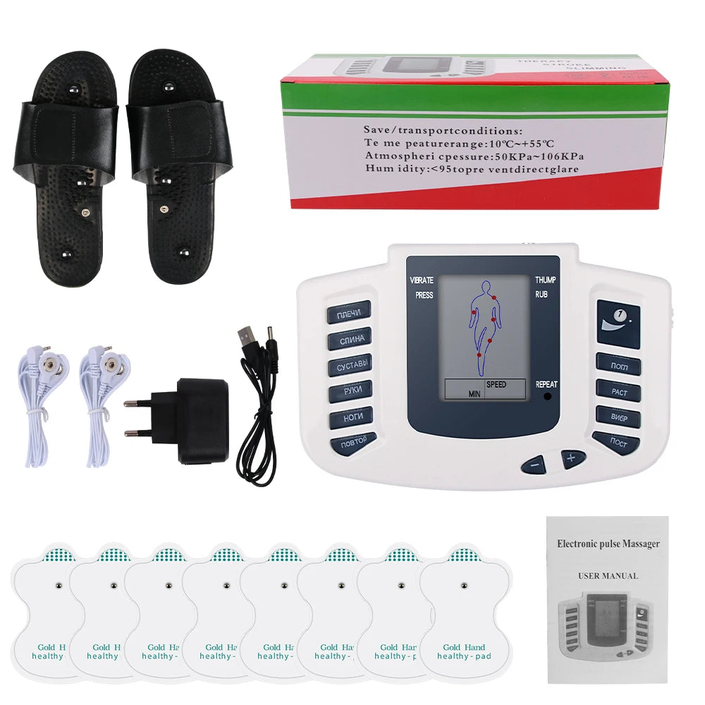 EMS Tens Massage Unit - Full Body Electrical Muscle Therapy EU B