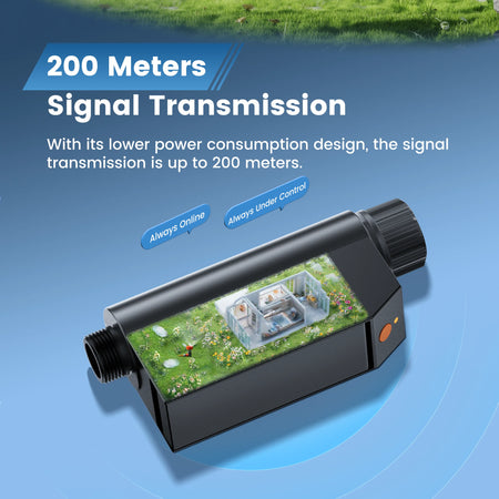 GIRIER Smart WiFi Programmable Water Timer for Efficient Garden Irrigation