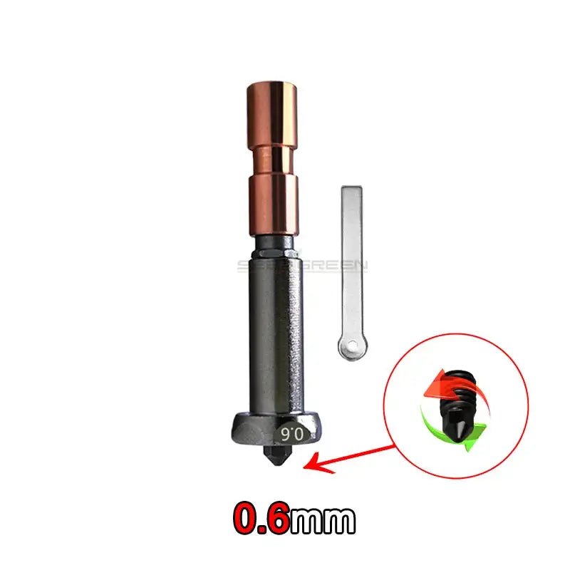 Upgrade Nozzle For Anycubic Kobra 3 Max 0.4mm 0.6mm 0.8mm Throat-0.6mm