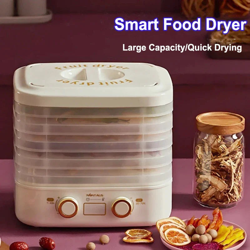 HAEGER 5-Layer Food Dehydrator &ndash; Adjustable Temperature and Timer