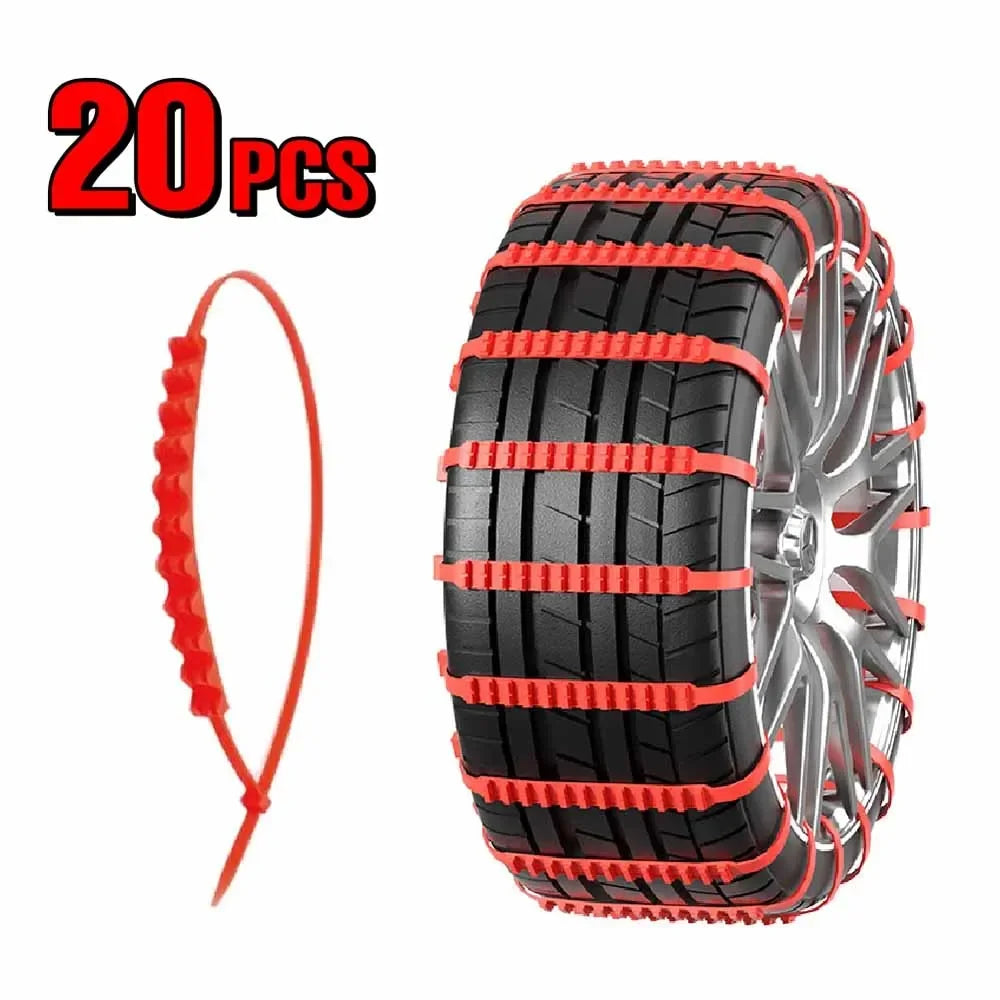 Automobile Tire Anti Skid Chain &ndash; Universal Snow Chain 20pcs
