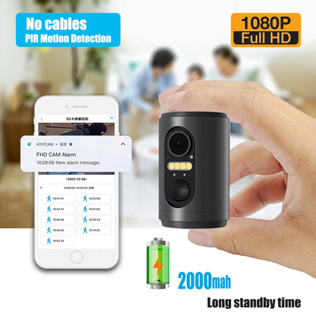 EYIZCO M2 Mini Camera &ndash; Wireless HD Video with PIR Motion Detection