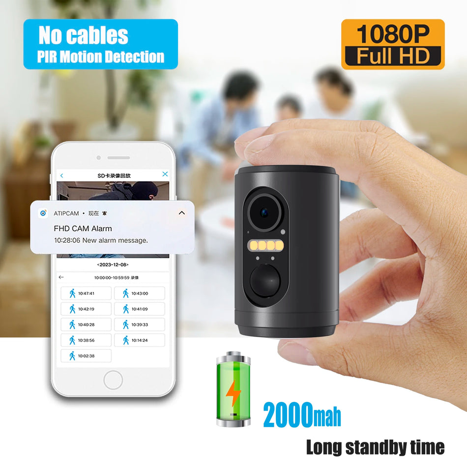 EYIZCO M2 Mini Camera &ndash; Wireless HD Video with PIR Motion Detection