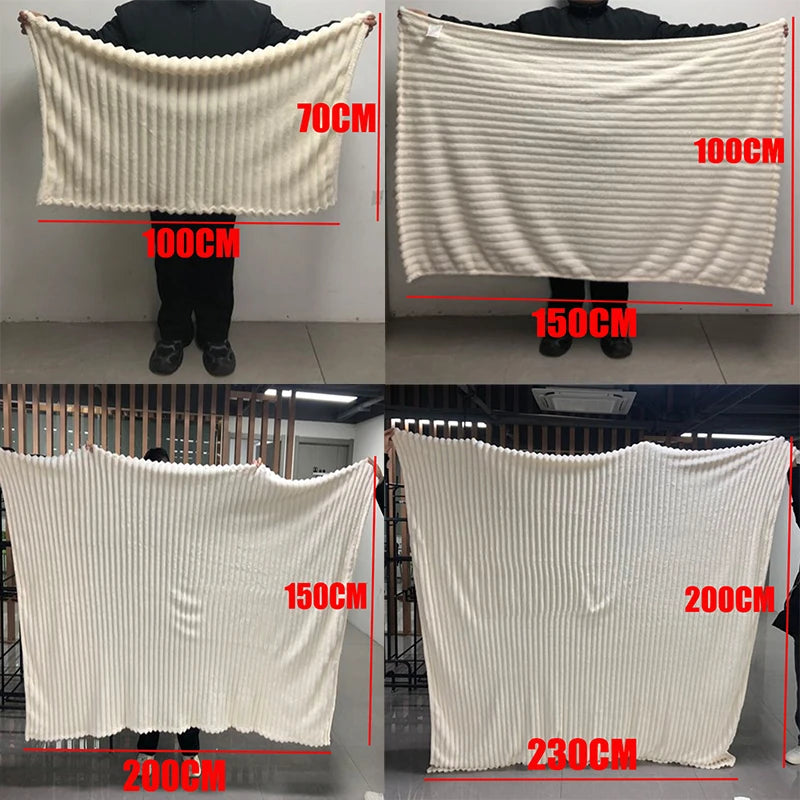 Light Luxury Rabbit Velvet Blanket &ndash; Ultra Soft Warmth