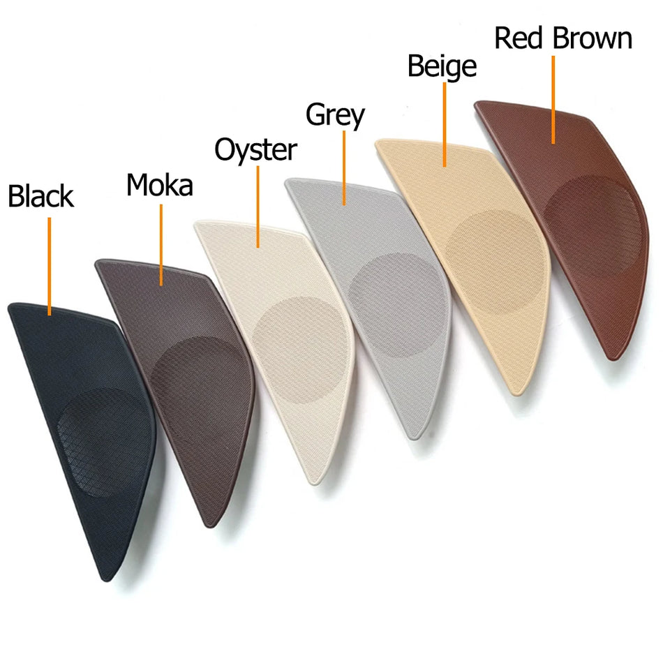 BMW F10 F11 Front Door Loudspeaker Cover, PC ABS with Rubberized Coating