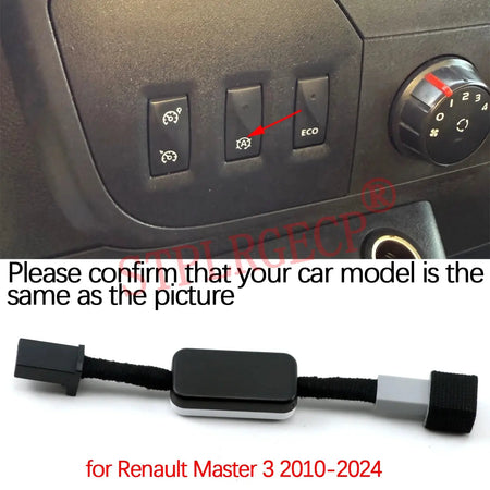 Automatic Stop Start Engine System Off Cable Plug and Play Eliminator for Renault Master 3 2010-2021 2022 2023 2024 by InterCyprus Trading Ltd