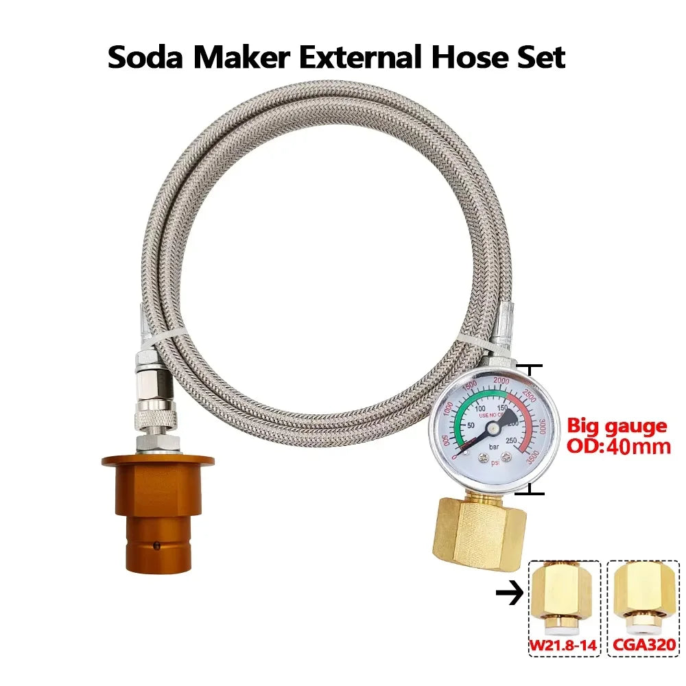 Soda Hose Kit Soda Maker Quick Connect &ndash; Flow Control Valve