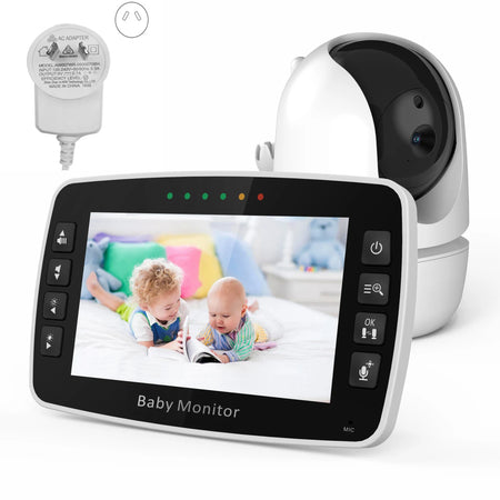 4.3-Inch Wireless PTZ Baby Monitor with Temperature Display AU PLUG / CHINA