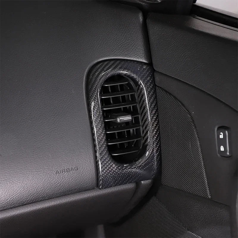 Rama de ieșire aer pentru bord din fibră de carbon Chevy Corvette C6