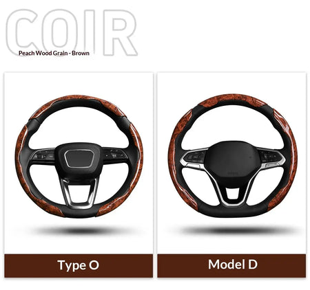 3-Piece Segmented Texture Car Interior, Steering Wheel Cover, Anti-Slip Decoration, Comfortable to the Touch by InterCyprus Trading Ltd