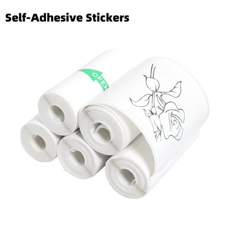 Portable 58mm Thermal Printer &ndash; Bluetooth For Android iOS 5pcs-Printing paper / Other