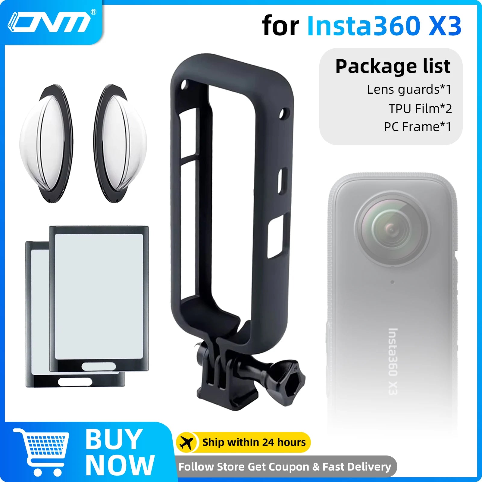 Insta360 X3 Accessories Set - All In One Protection Kit Set 4