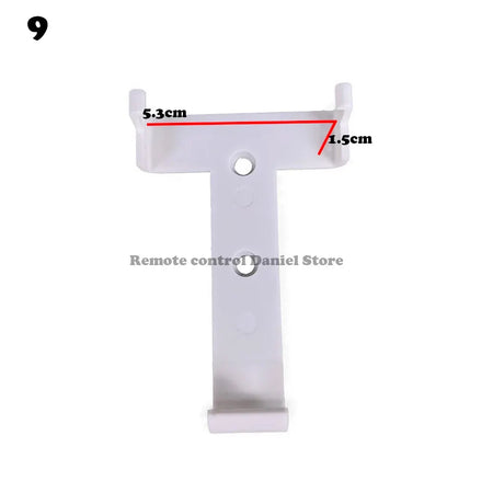 Air Conditioner Remote Holder White Remote Controller Holder Bracket Holder by InterCyprus Trading Ltd