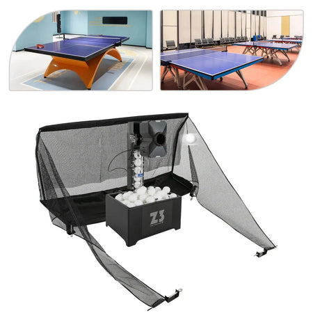 Z3 Ping Pong Ball Machine &ndash; 35-90 Balls/Min Speed, Durable