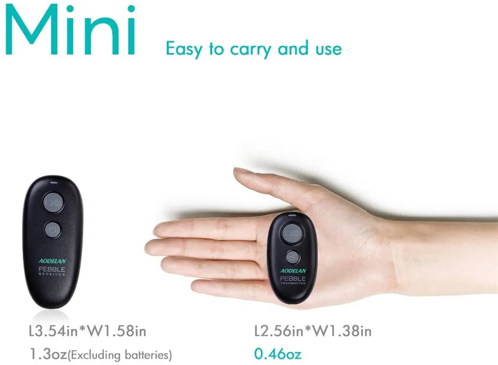 AODELAN Wireless Camera Shutter Release Remote for Canon, Sony, Nikon