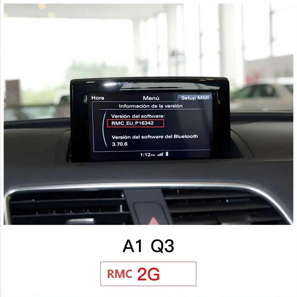 New Upgrade Wireless CarPlay Android Auto For Audi A1 Q3 2012-2018 MMI 2G RMC System With AirPlay Mirror Link Function BOX by InterCyprus Trading Ltd