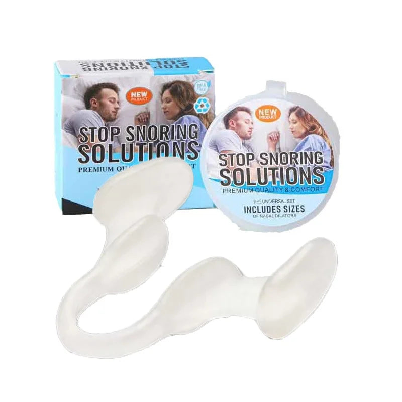 1Pcs Silicone Nose Clip Anti Snore &ndash; Comfortable Sleep Aid White / 1 Pcs
