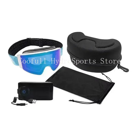 Electrically Heated Ski Goggles &ndash; Magnetic Gradient Lens