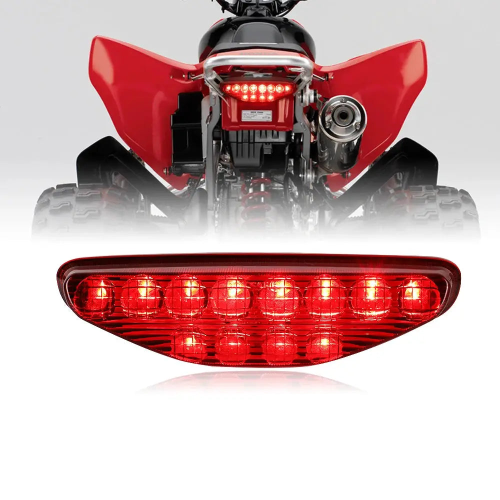 LED Tail Light Assembly Rear Brake Taillight for Honda TRX450R 2006-2009 / TRX450ER 2006-2014 by InterCyprus Trading Ltd