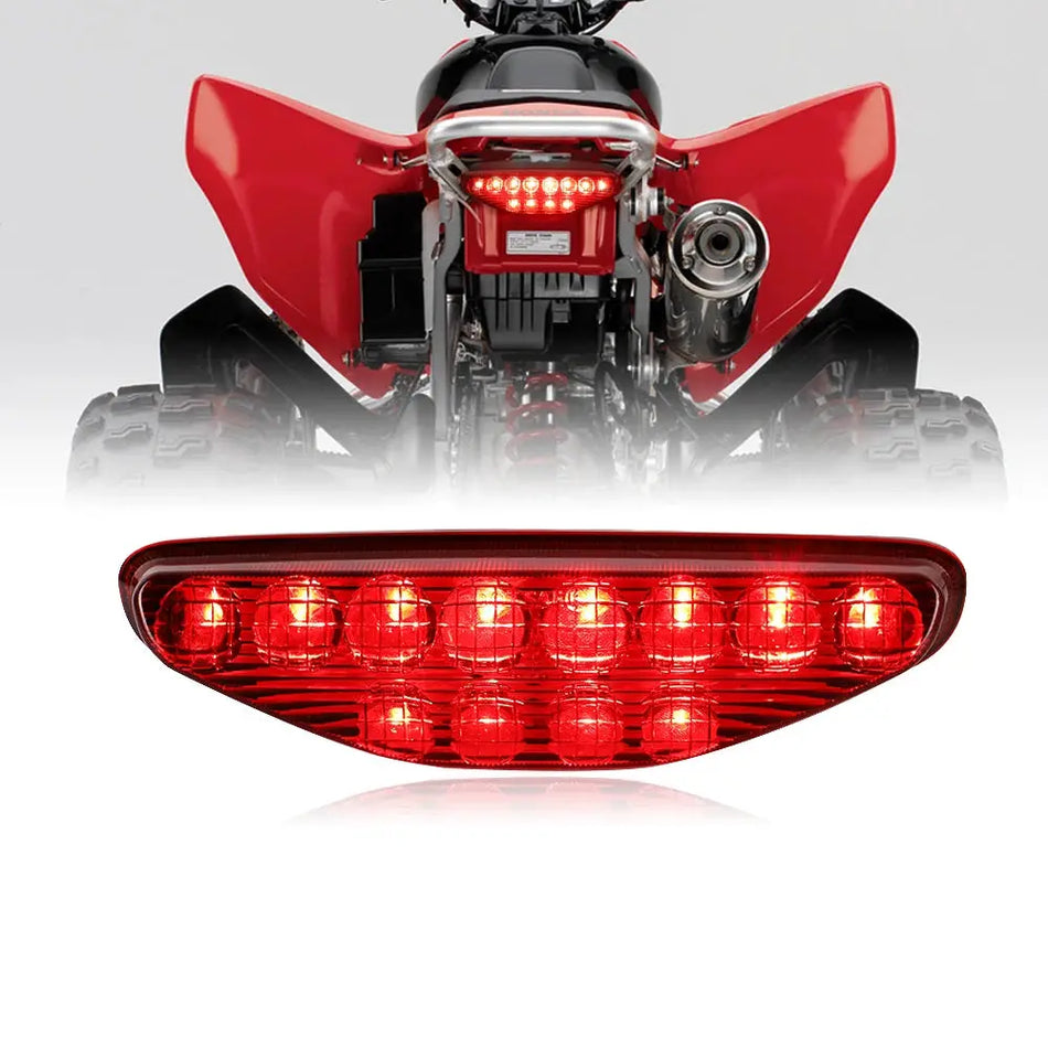 LED Tail Light Assembly Rear Brake Taillight for Honda TRX450R 2006-2009 / TRX450ER 2006-2014 by InterCyprus Trading Ltd