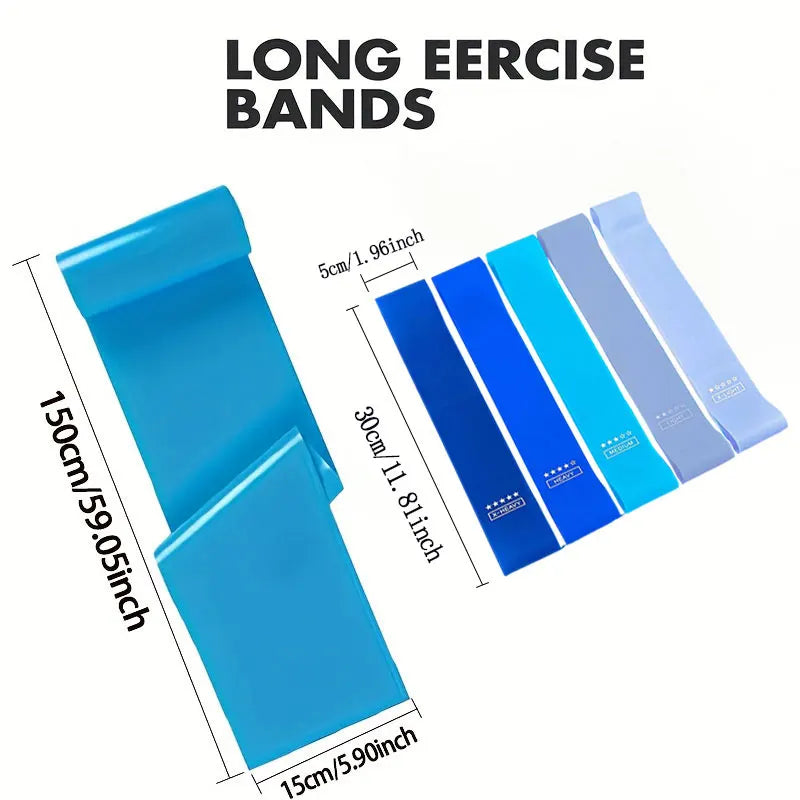 Yoga Belt Set for Fitness and Resistance Training (6pcs/8pcs)