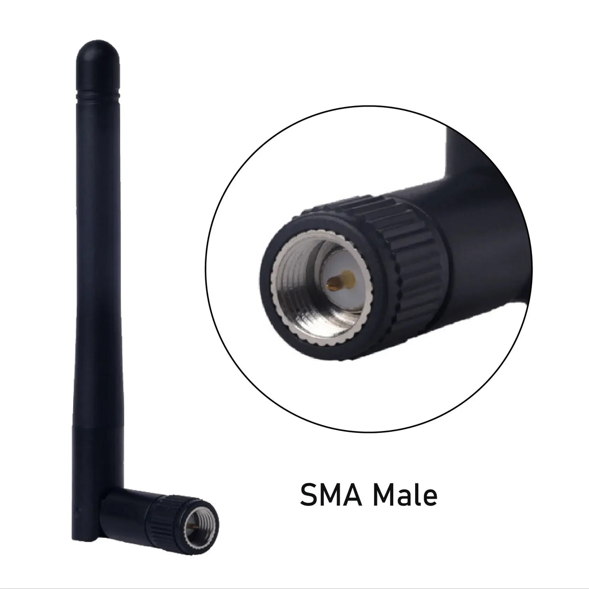 2pcs 2.4GHz 3dBi Omni WiFi Antenna RP-SMA - For Routers SMA Male / 16PCS
