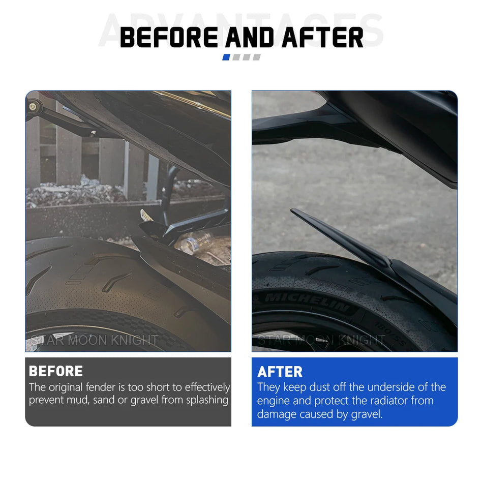 Daytona 660 Fender Hugger Mudguard for 2024-2025, Front Mud Splash Guard Protection