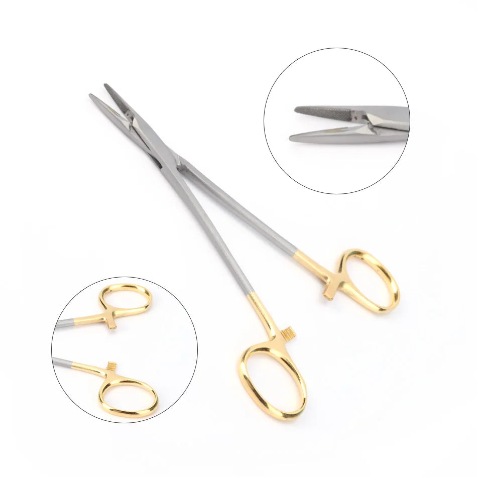 Veterinary TC Needle Holder - Reusable Stainless Steel