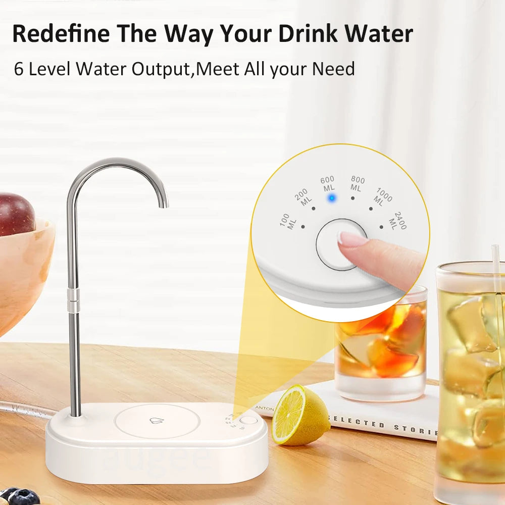 Electric Water Gallon Bottle Pump &ndash; Smart Desktop Dispenser