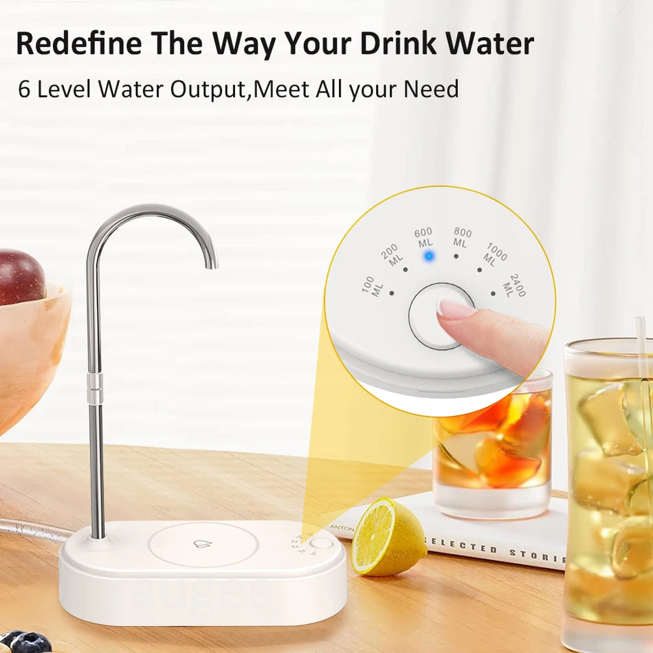Electric Water Gallon Bottle Pump &ndash; Smart Desktop Dispenser