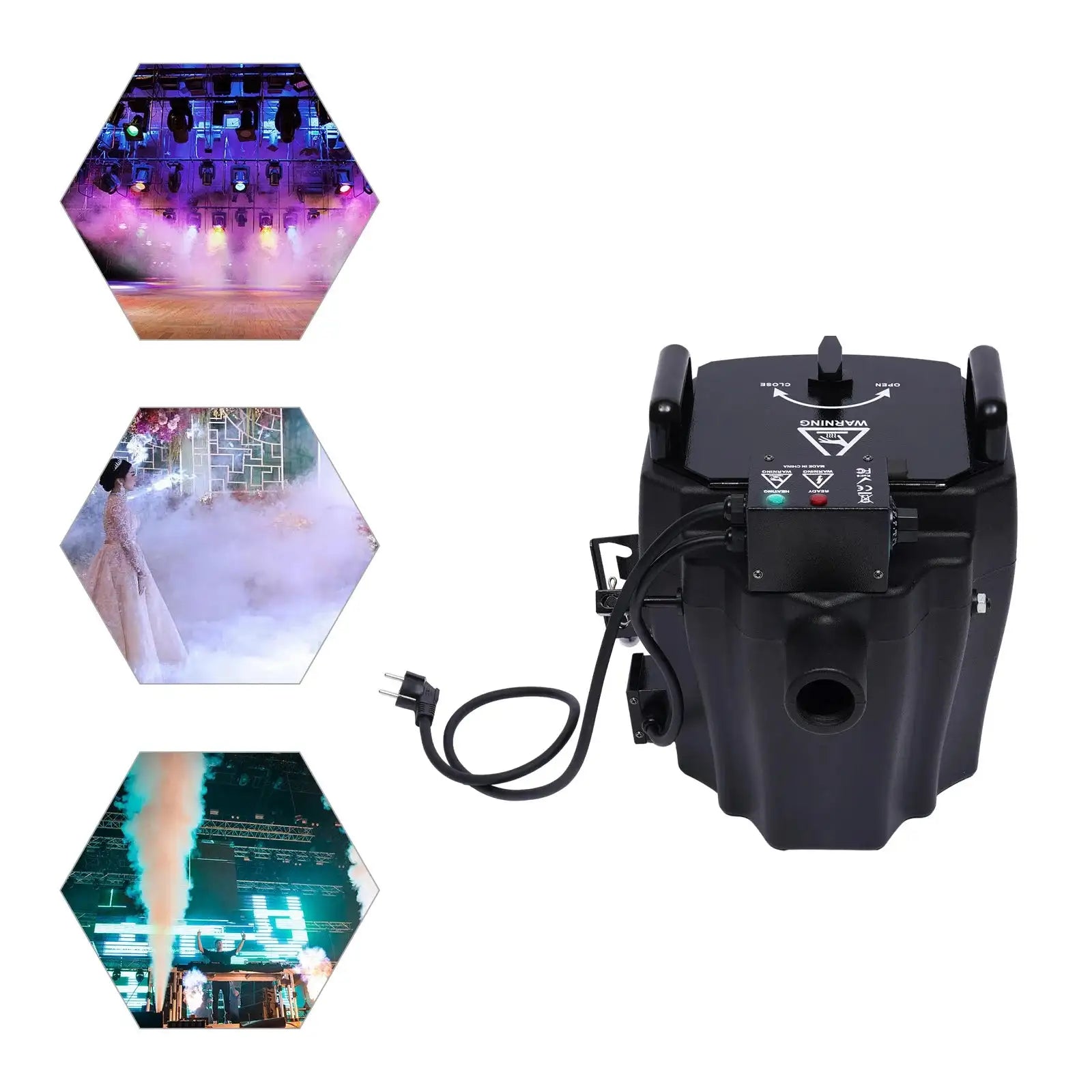 3500W Dry Ice Fog Machine &ndash; 150M Coverage for Events