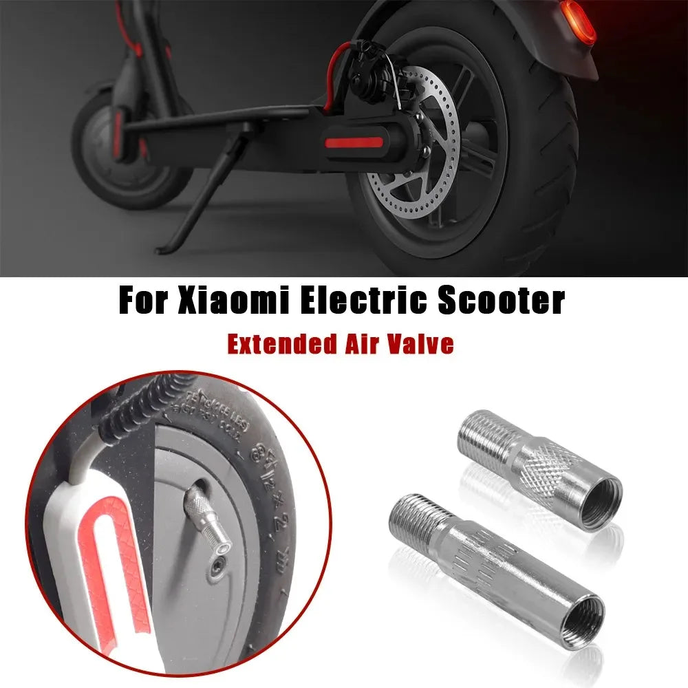 Valve Adapter Wheel Air Pump Extended Nozzle Hose &ndash; Durable Copper Valve For Xiaomi M365 Electric Scooter