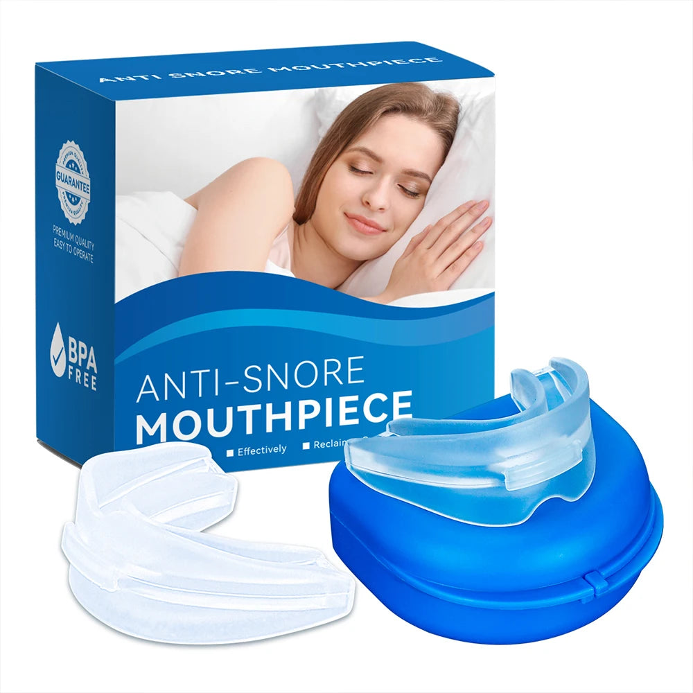 Adjustable Bruxism Mouth Guard &ndash; Improves Sleep Quality Transparent