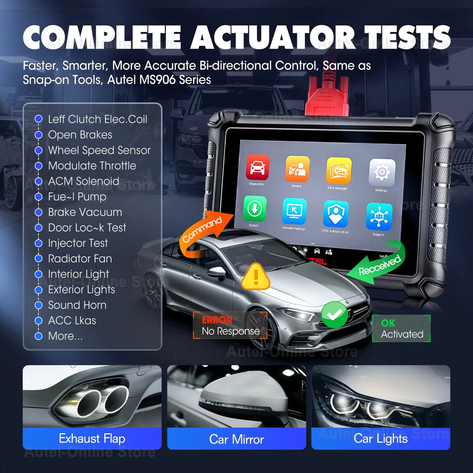 Autel MaxiCheck MK900 &ndash; Bi-Directional OBD2 Scanner