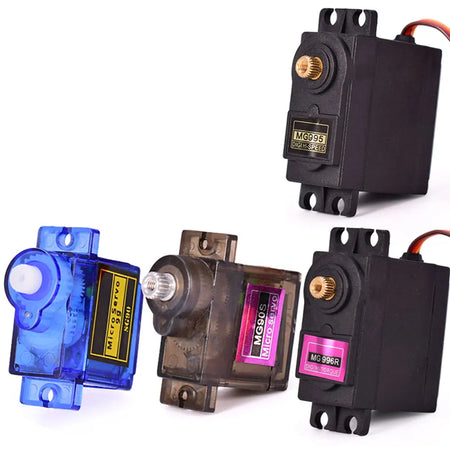 MG995 MG996r SG90 9g MG90s Servo Motor Set &ndash; Precision Performance for RC Aircraft