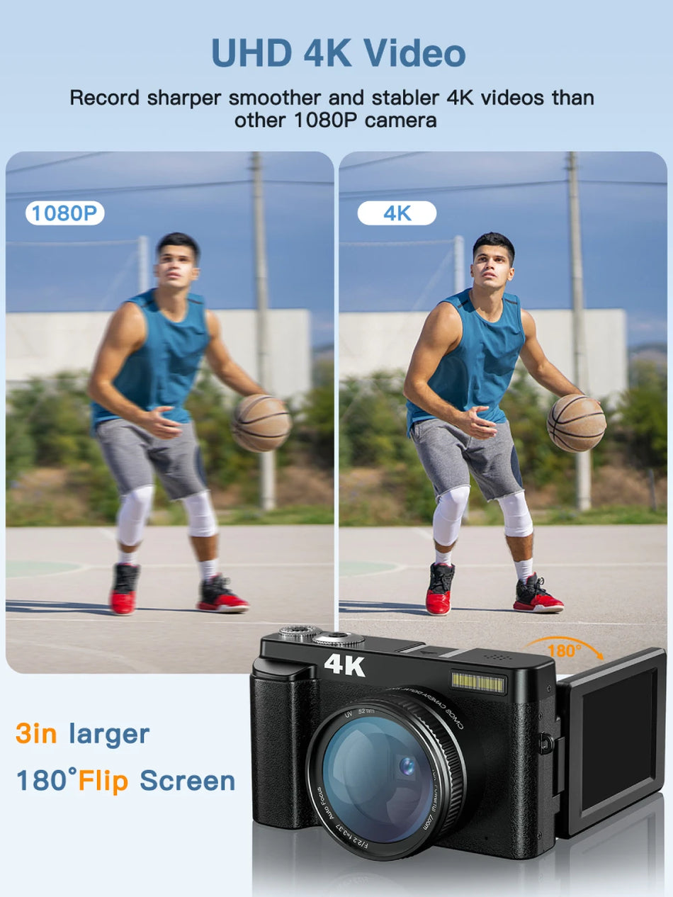 MELCAM 4K Digital Camera - 4K Video and 48MP Stills