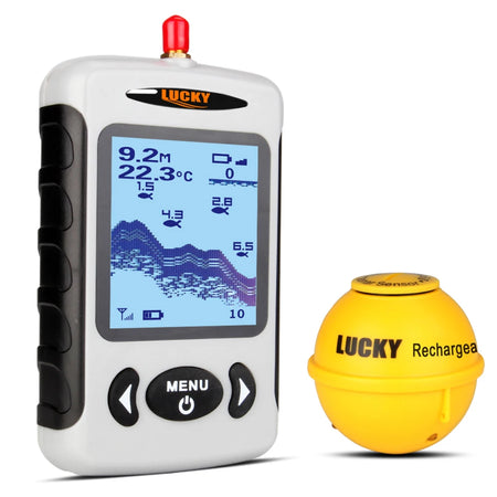 LUCKY Wireless Sonar Fish Finder - Professional Portable Fishfinder Fishing Finder